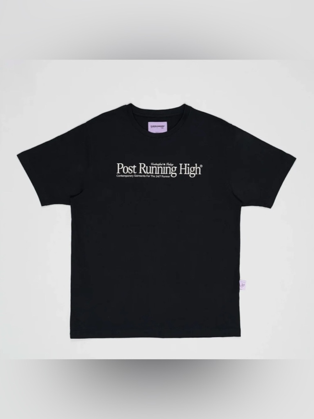 Hermanos Koumori | Post Running High Regular T-Shirt - Black
